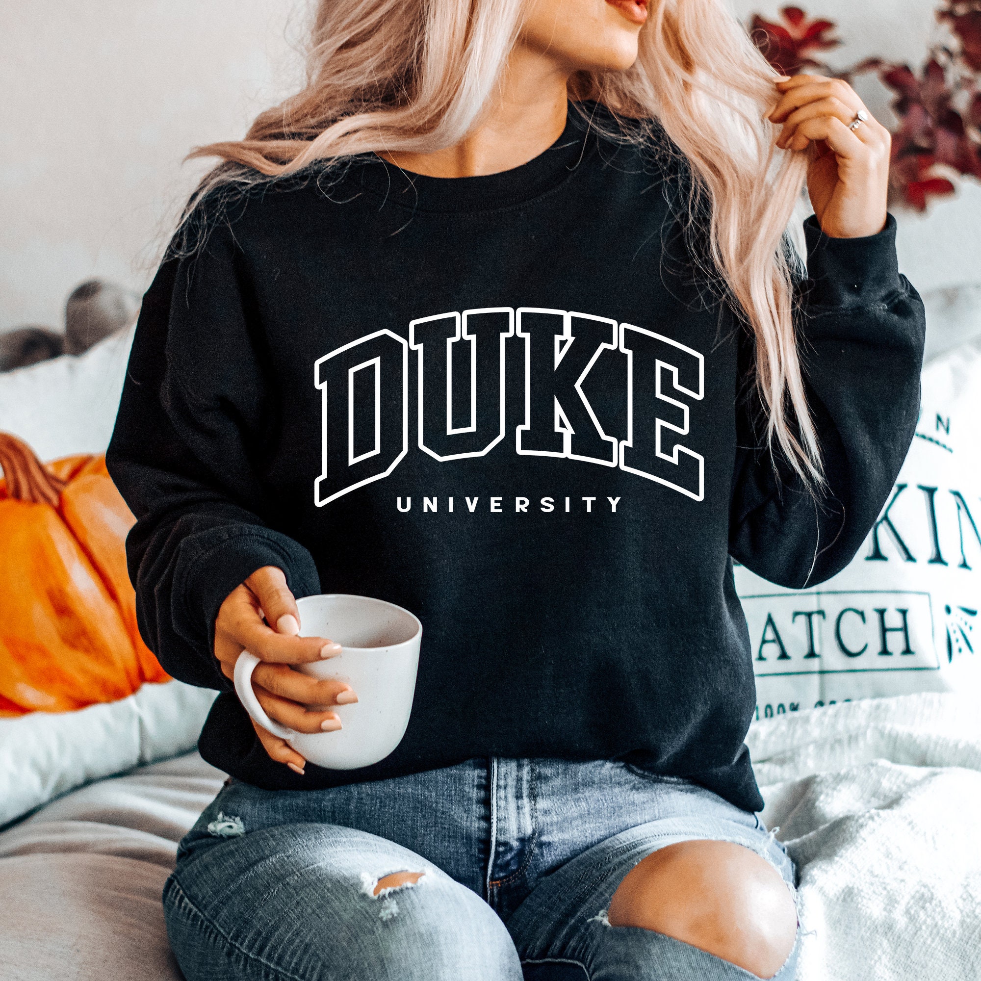 Duke Unisex Sweatshirt Duke University Duke Crewneck 