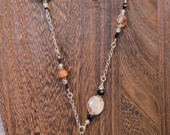 Cherry Wood Crystal Quartz Wrap "Sakura"