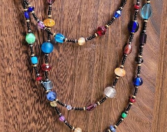 Multi Strand Wrap Choker "FESTIVAL"