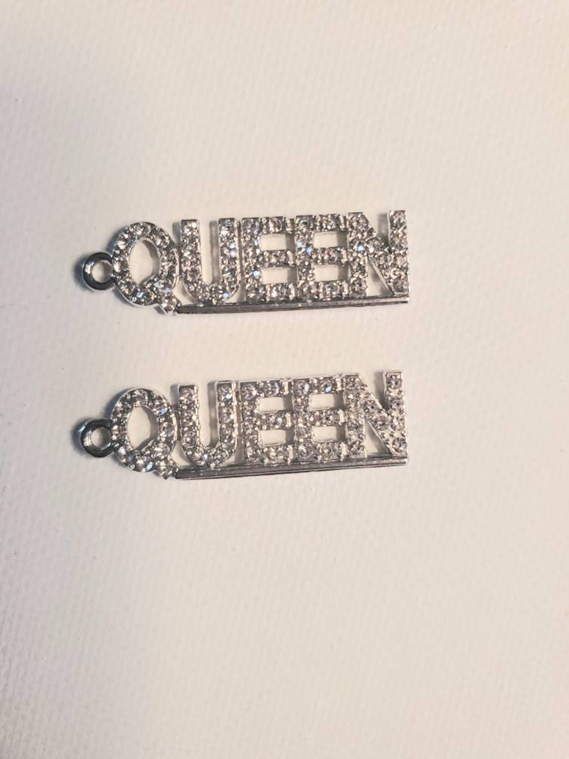 Bling Word Charms Rhinestone Word Charms for Bracelet Making Etsy