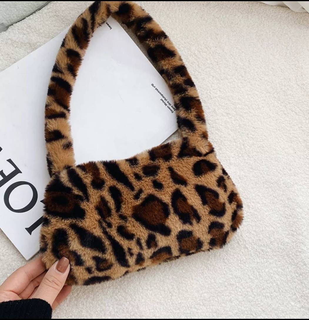 Personnalisé animal rose imprimé léopard femmes cuir synthétique sac à main cadeau anniversaire 