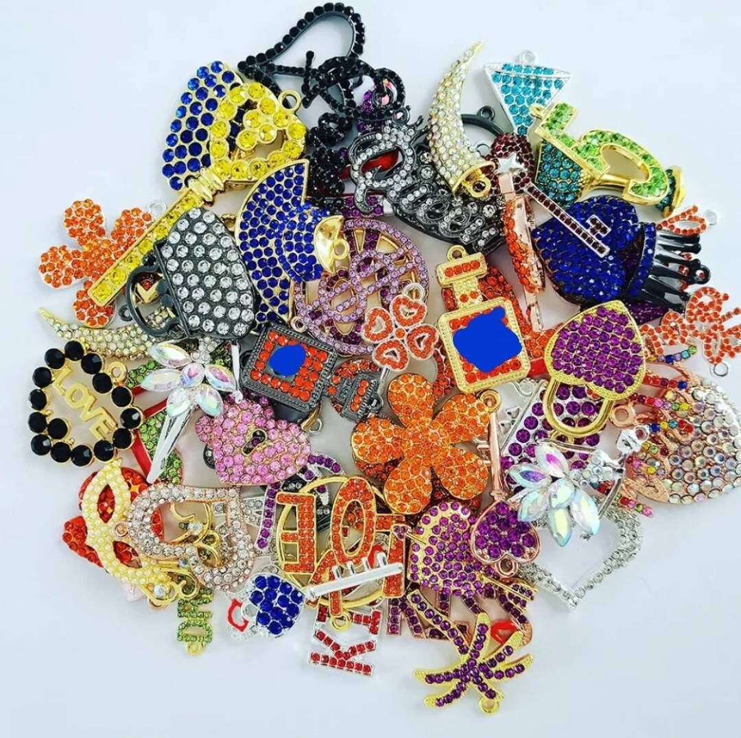 Mixed Bling Charms Charms for Jewelry Making Bling Charms Etsy