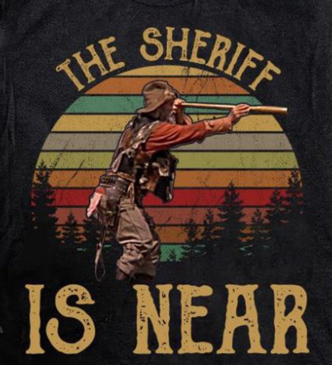 Blazing saddles the sheriff is near sunset png file Etsy