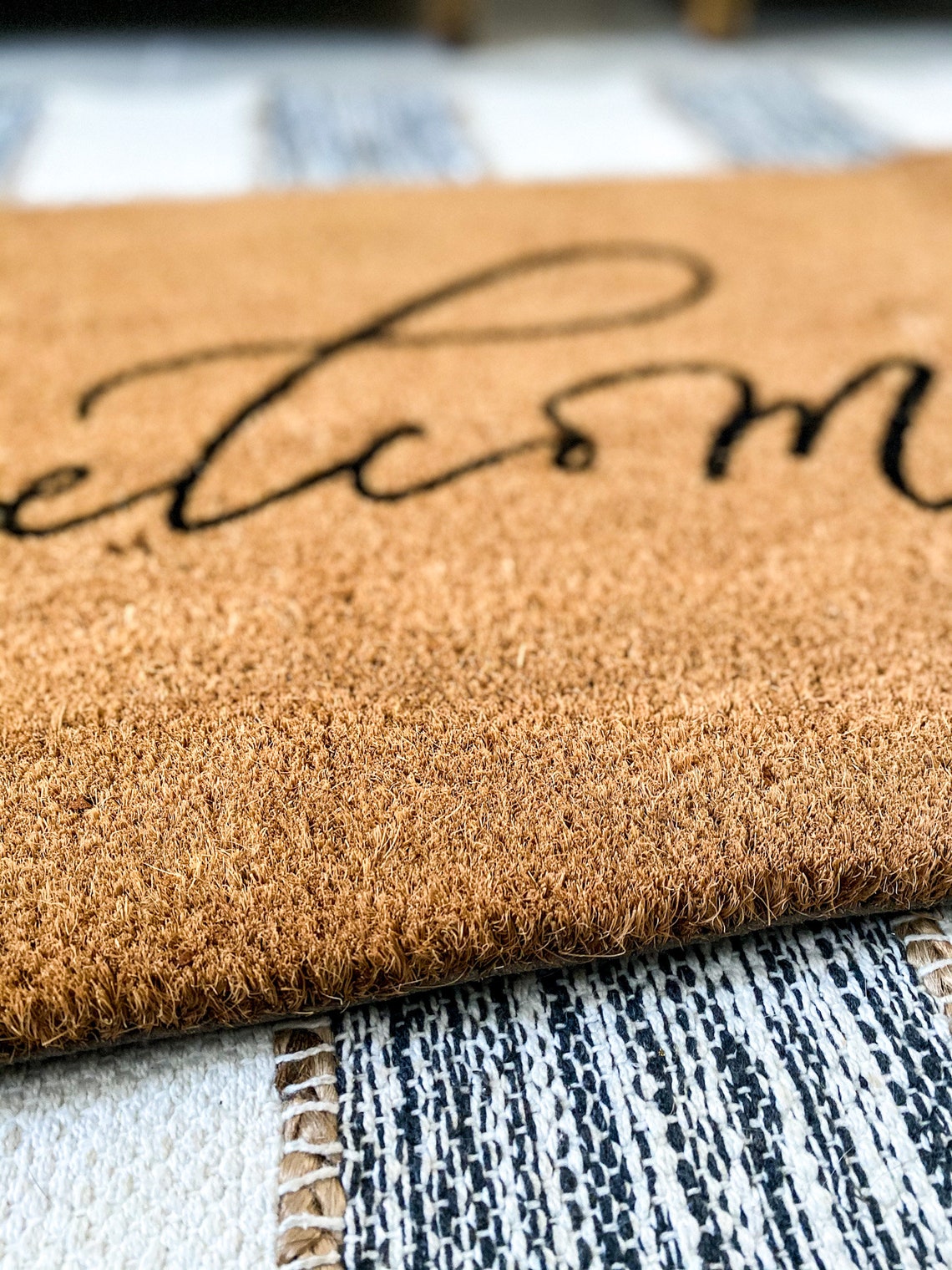 100 Natural Coir Doormat Etsy