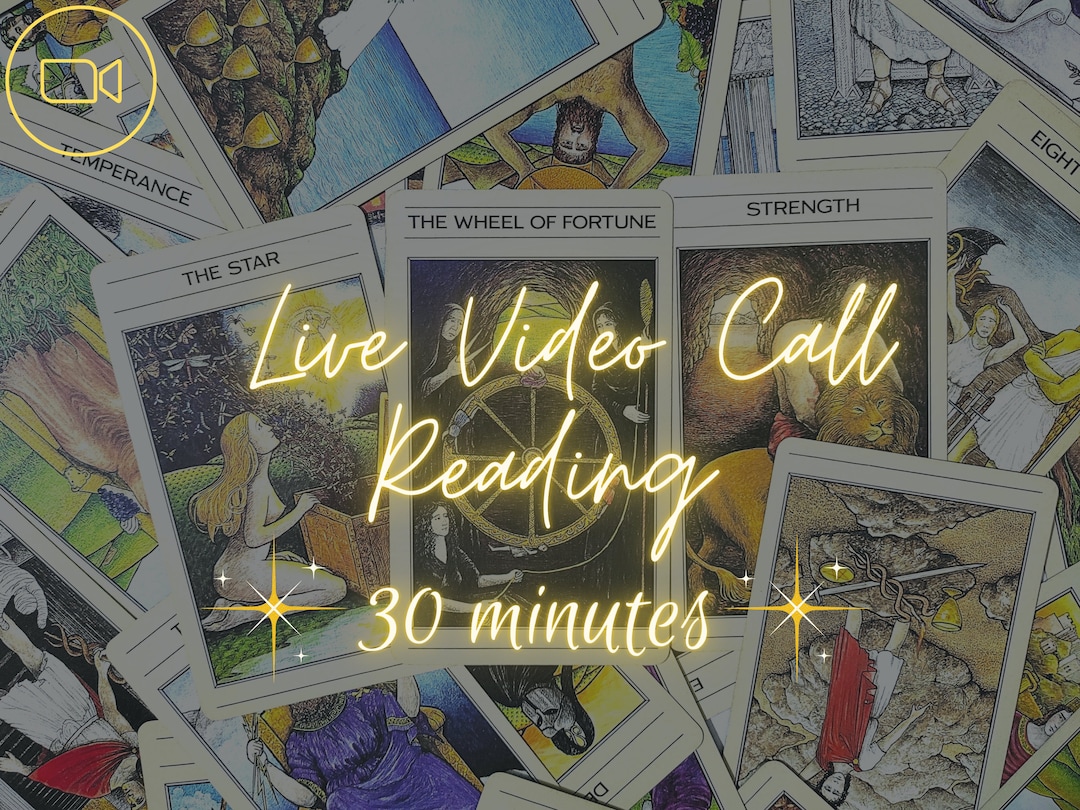 Virtual Tarot 30 Minute Video Call Tarot Reading | in Depth Live Tarot Reading | Zoom ...
