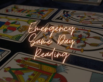 Emergency Tarot Reading | Video / Audio Reading | Same Day Tarot Reading | 24 Hour Tarot Reading | Urgent Tarot Reading | Energy Analysis