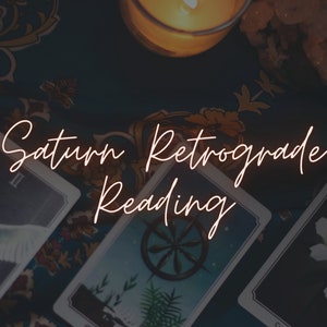 Lectura de tarot sobre Saturno retrógrado / Lectura en profundidad en video / Lectura en audio / Temporada retrógrada / Protección de Saturno retrógrado
