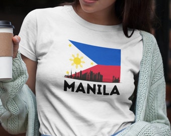 Manila Philippine Pride TShirt, Filipino, Filipino Shirt, Filipino Shirt Men, Filipino Shirt Women, Philippine Shirt, Unisex