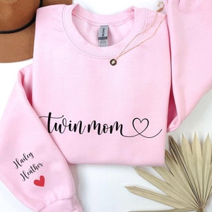 Twin Mom Sweatshirt, Twin Mama Sweatshirt, Twin Mom Gifts, Mom of Girls Gift Ideas, Twin Mommy, Boy Mama Shirt, New Mom Gift, Twin Sweater