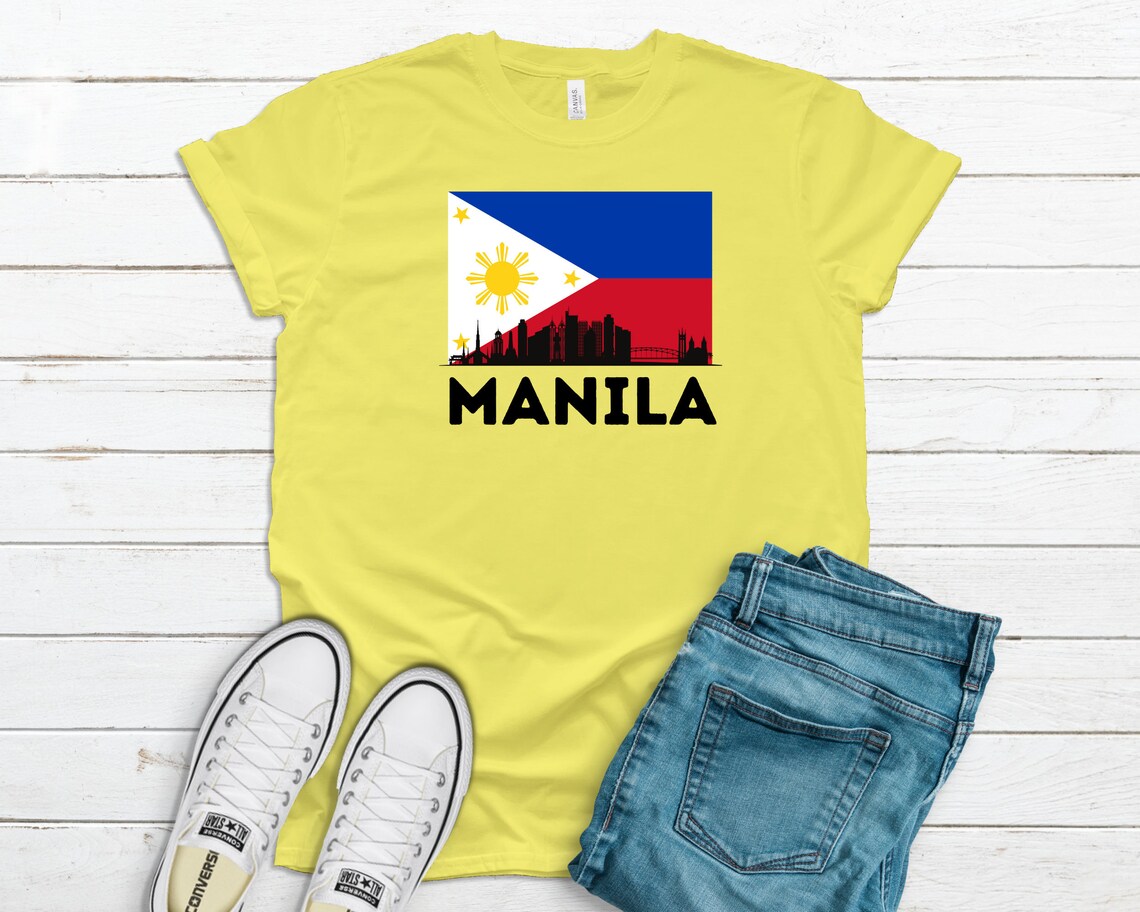 Manila Philippine Pride Tshirt, Filipino, Filipino Shirt, Filipino