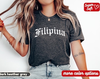 Filipijns shirt, Filipijnse kleding, cadeau voor Pinay Filipina, shirt voor Filipiniana, Filipijns meisjesshirt, Filipijns shirt, Pinoy Pinay Pride
