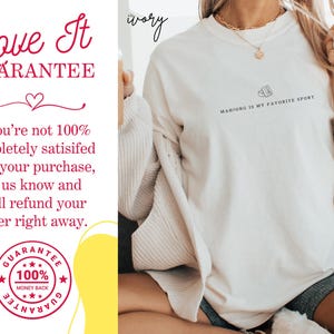 Show your love for the game with our “Mahjong Is My Favorite Sport” shirt! Perfect for Filipina moms, dads, and mahjong enthusiasts, this comfy Comfort Colors® tee is great for game nights or casual wear. A fun gift for players of American or traditional mahjong — stylish and spirited!