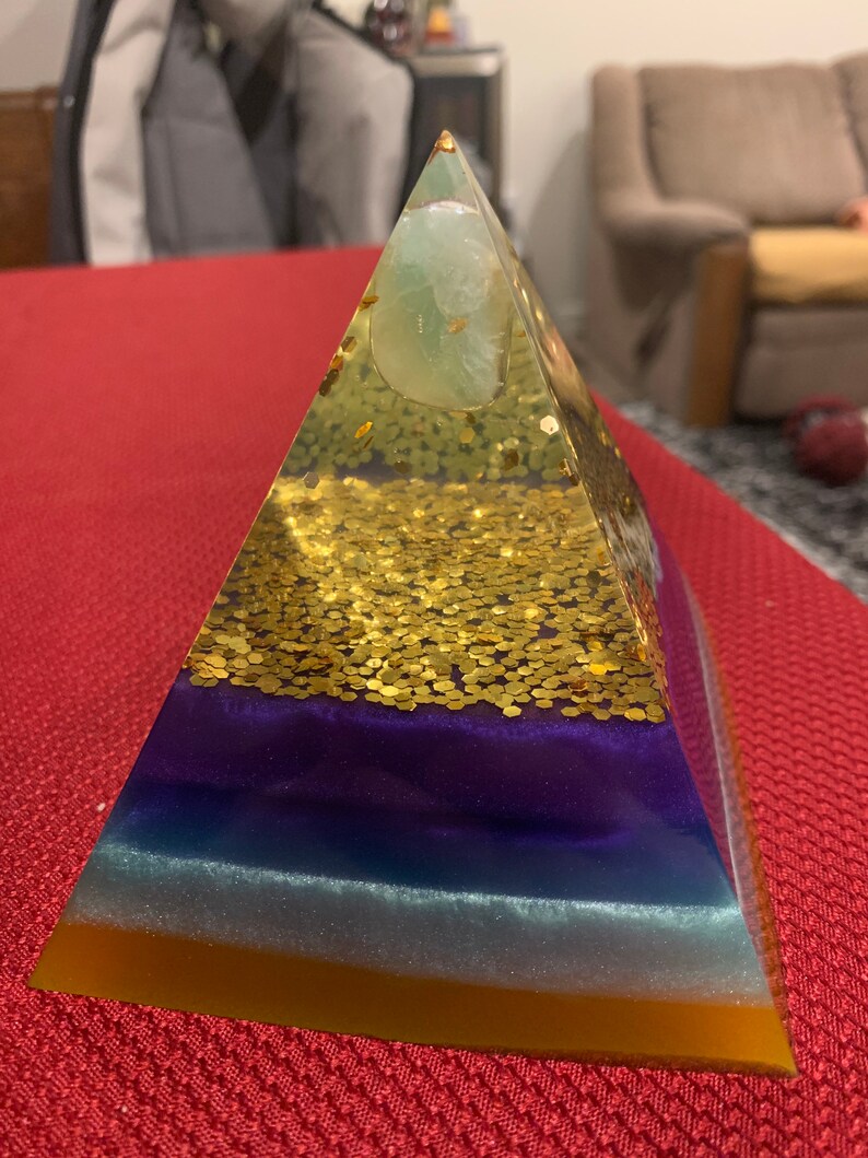 Handmade Customized Epoxy Resin Pyramid Etsy