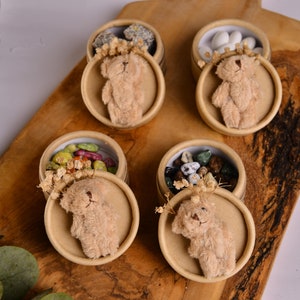 Teddybär Schokoladengeschenkbox, Babyparty-Pralinenschachtel, personalisierte Geschenkbox, Schokolade, Babyparty-Pralinenschachtel, Geburtstags-Gastgeschenke