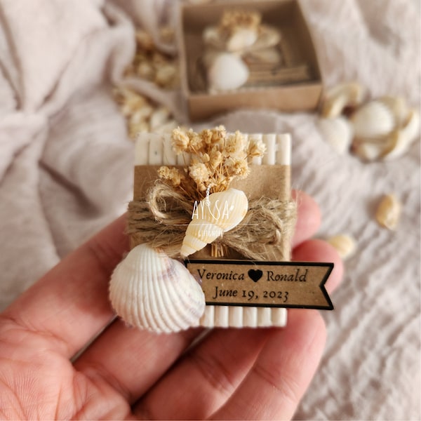 Custom Beach Wedding Favors, Beach Ocean Bridal Shower, Beach Wedding Sea Shell Wedding Favor, Beach Party Favor,Beach Theme Wedding soaps