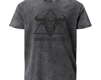 Coinage Before Honor Denim T-Shirt