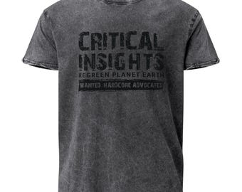 Critical Insights [Regreen Planet Earth] Denim T-Shirt