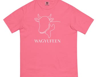 WAGYUFEEN Cow Conflation Unisex Garment-Dyed Heavyweight T-Shirt