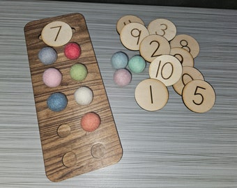 Counting board for kids- Preschool counter