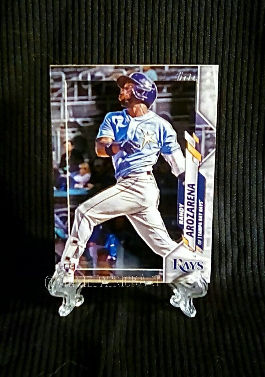 Randy Arozarena Awesome Handcrafted Rookie 3D Baseball Card - Etsy