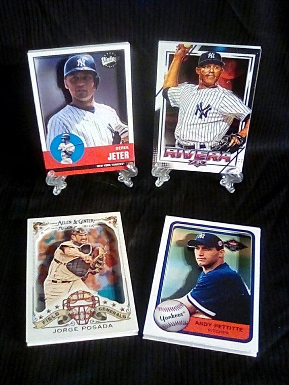 The Yankees Core Four Holiday Bundle 3D Card Lot of the 