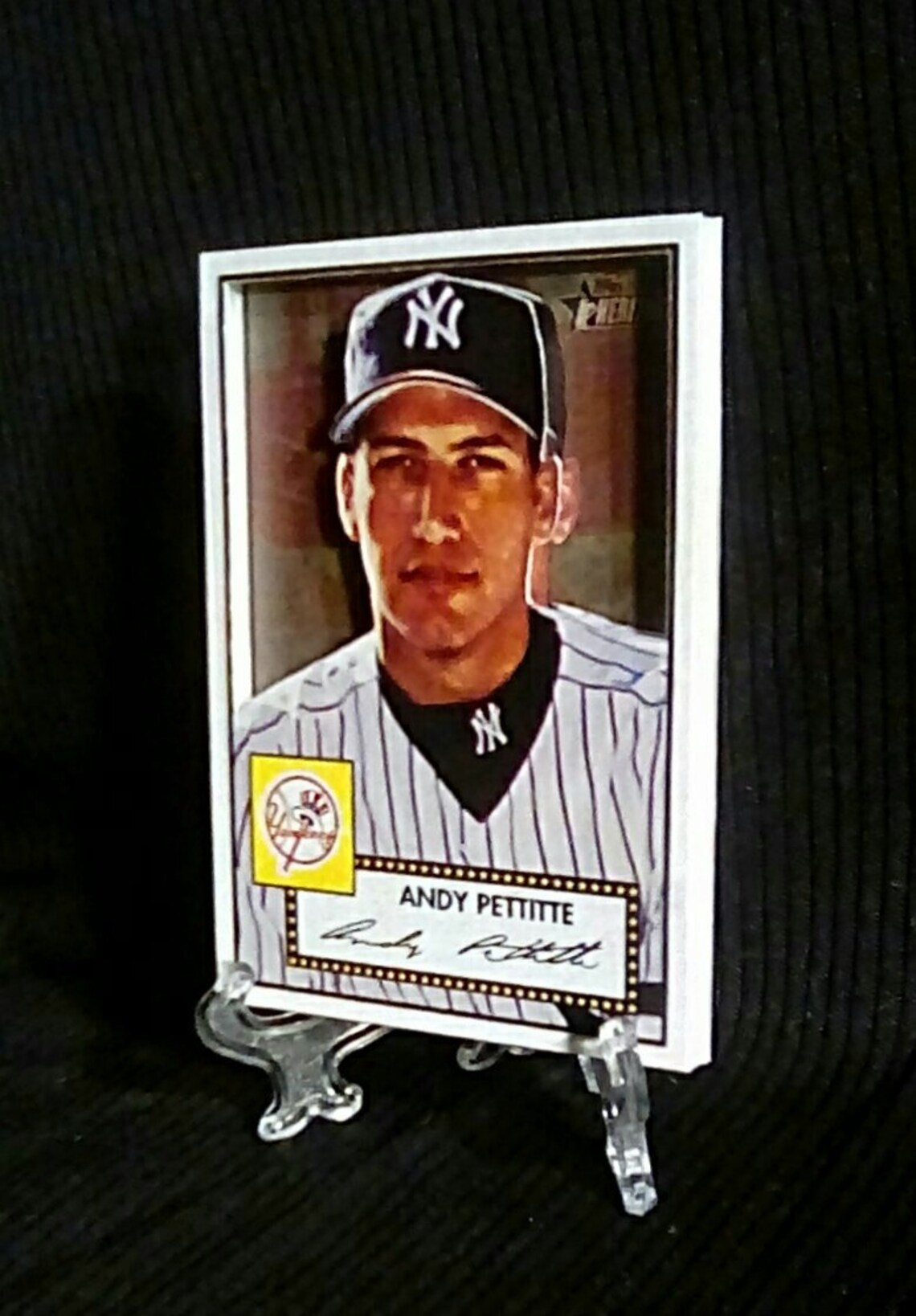 Beautiful Handcrafted 3D Baseball Card of New York Yankees Etsy