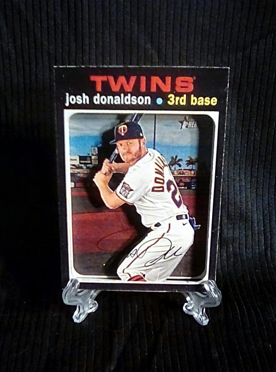 Josh Donaldson Gorgeous Handcrafted 3d Baseball Card of the 