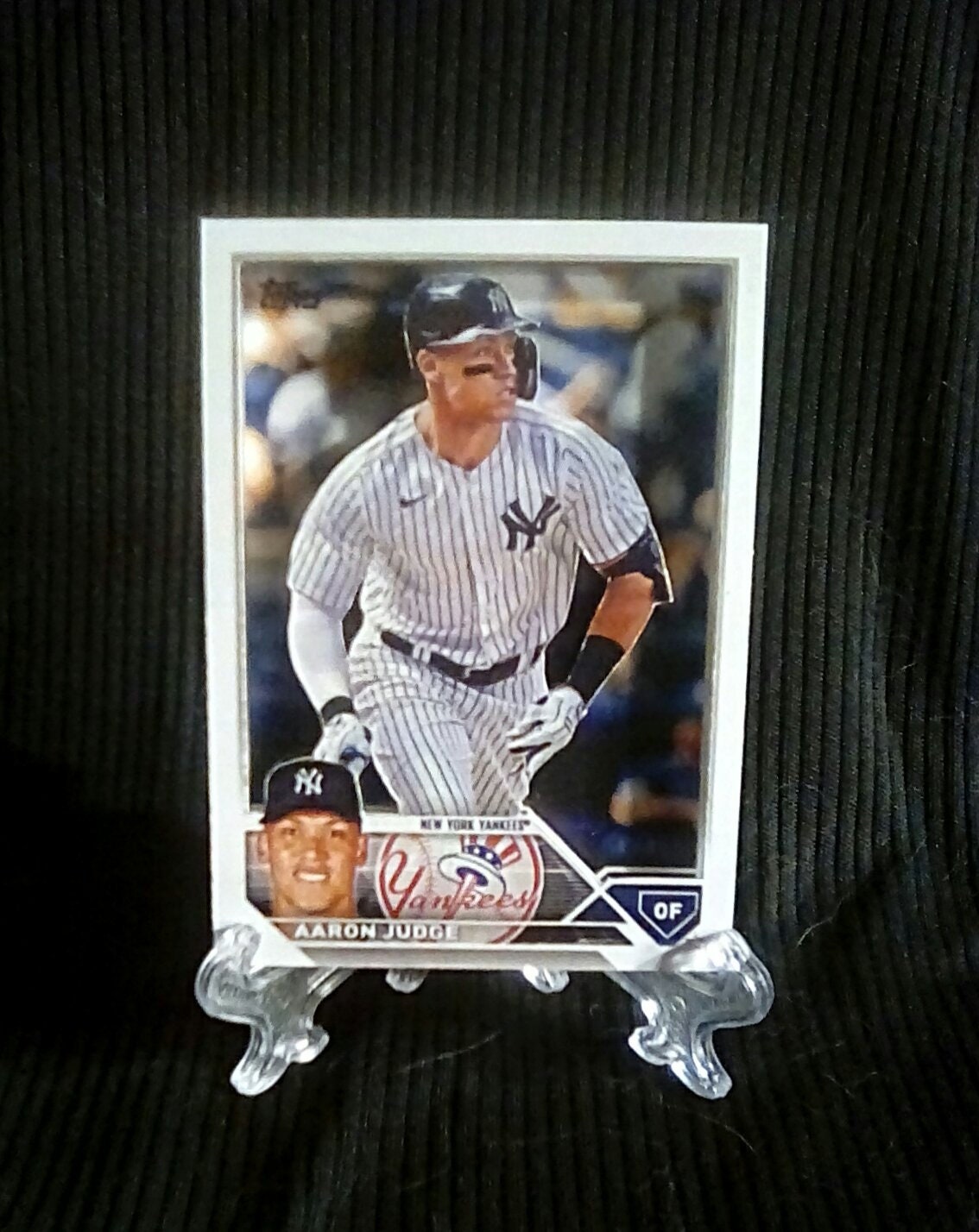 Aaron Judge Gorgeous Handcrafted 3D Baseball Card of AL MVP 