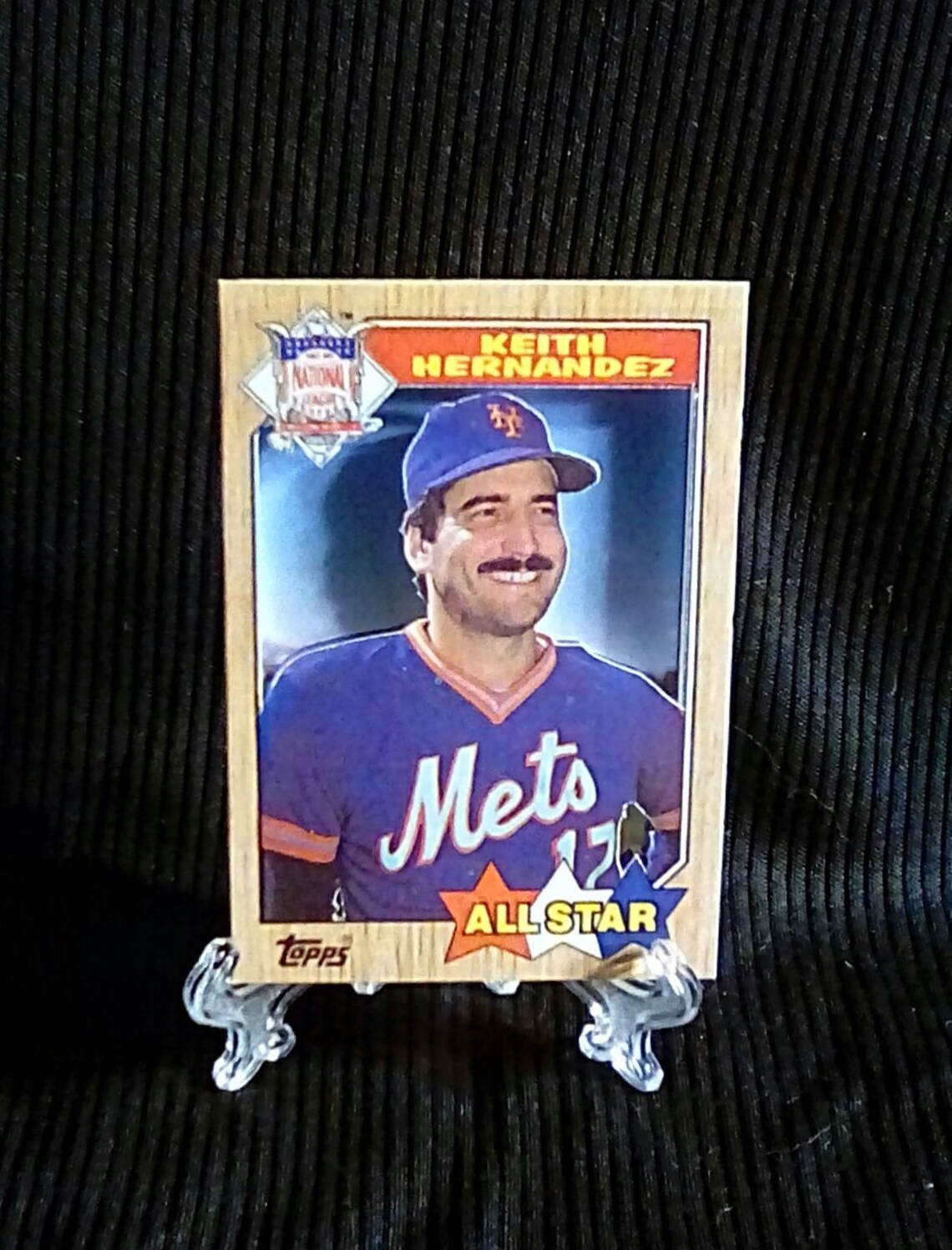 Keith Hernandez Beautiful handcrafted 3D baseball card of Etsy
