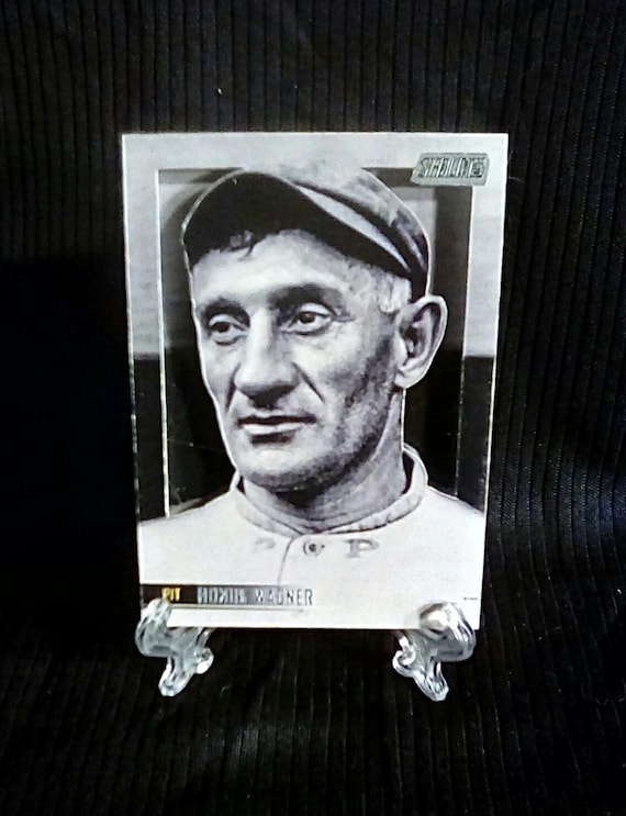 Honus Wagner Beautiful Portrait 3D Baseball Card of Thepittsburgh