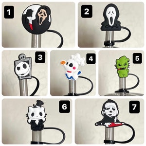 Spooky Halloween Straw Toppers