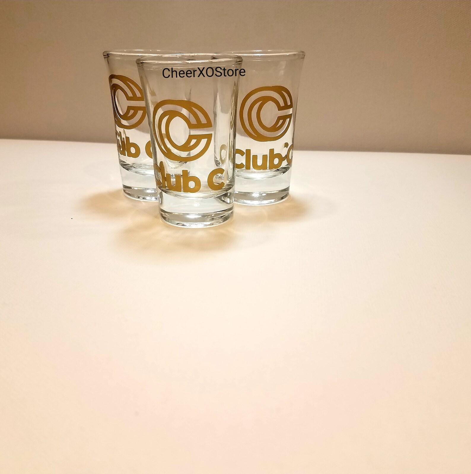 6pk Vinyl Decals Customized Shot Glasses Etsy