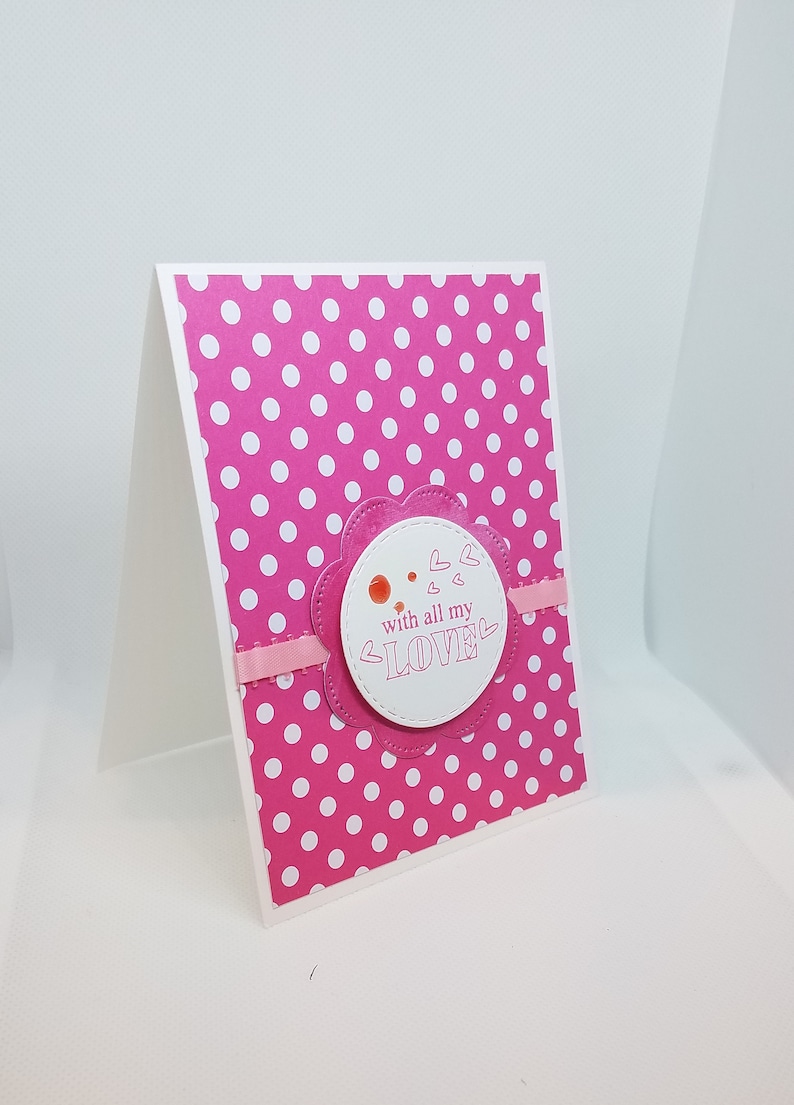 Minnie Mouse Theme A2 GREETING CARD /& Gift Box