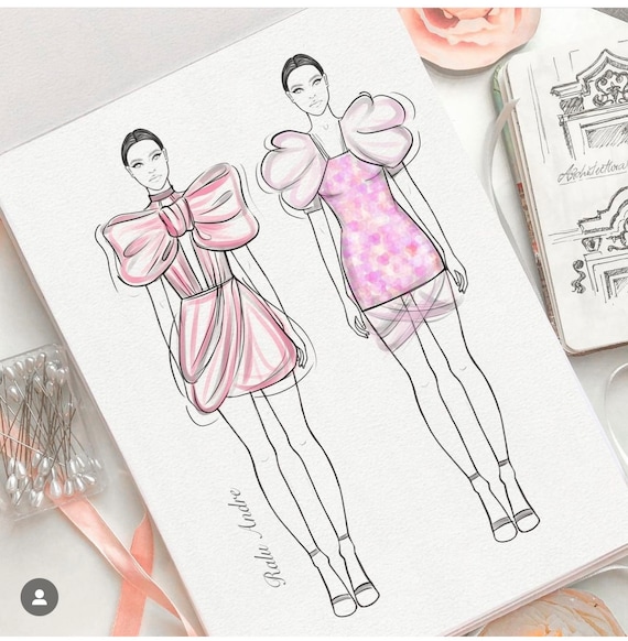 Fashion Templates /fashion Figure /fashion Pose /standing Pose /fashion  Croquis - Etsy Canada
