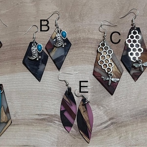 Just Because Wood Earrings