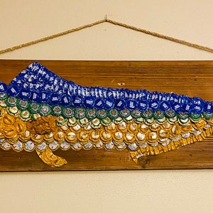 Mahi Mahi Fish Bottle Cap Art