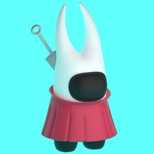 Among Us Hornet Figure Silksong Hollow Knight