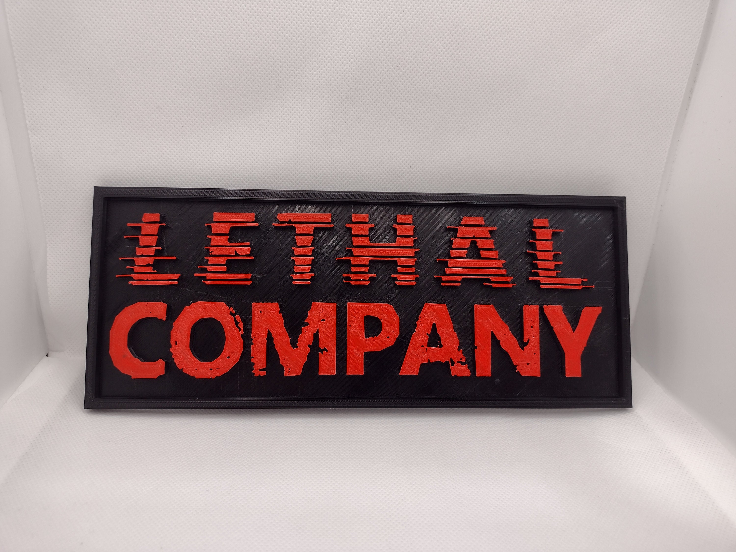 Lethal Company Sign Logo Gaming Desk Decoration Wall Art