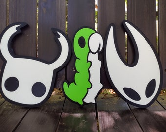Hollow Knight Grub Sign Wall Decor Silksong Hanging Wall Art
