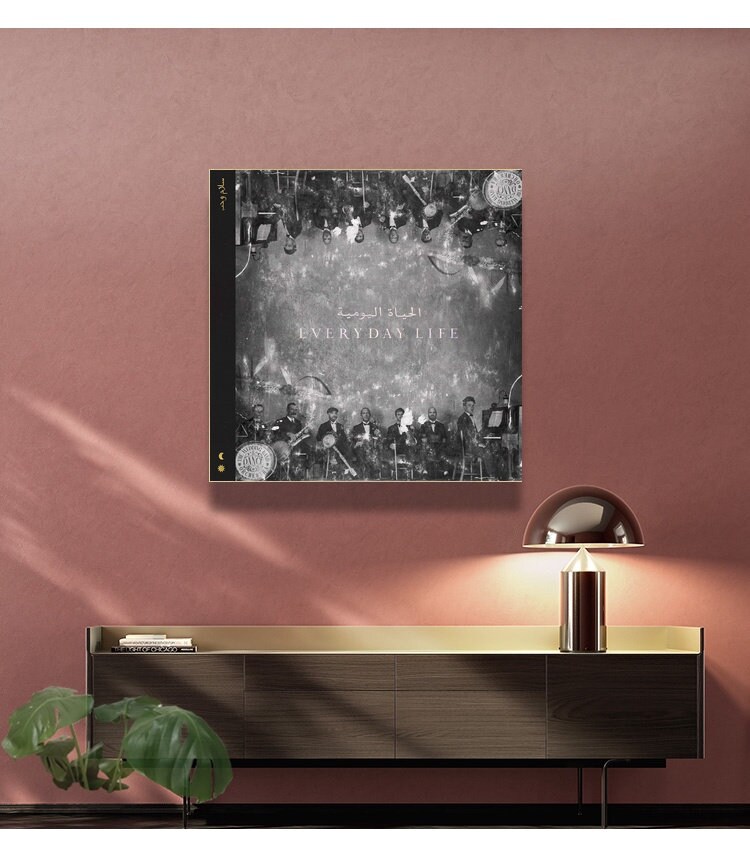 Coldplay Everyday Life Music Album Cover Canvas Poster No Etsy
