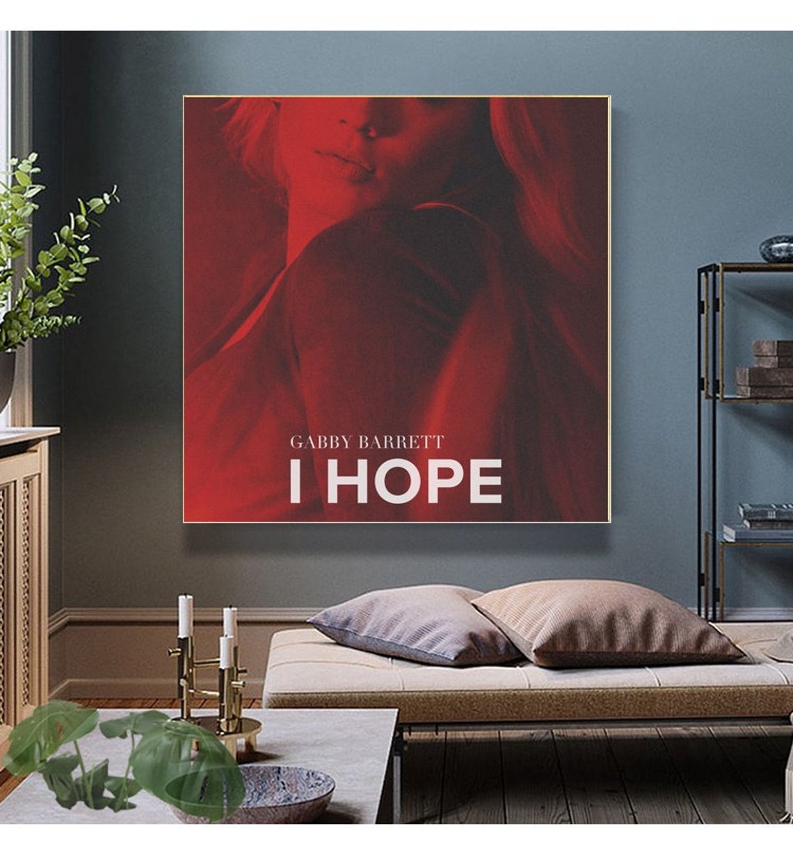 Gabby Barrett I Hope Music Album Cover Art Canvas Poster No Etsy
