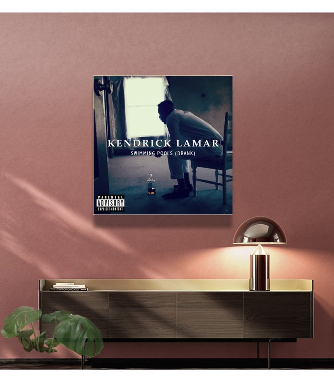 Kendrick Lamar Swimming Pools Drank Music Album Cover Canvas Etsy