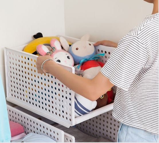 Caja de almacenamiento apilable Organizador del dormitorio | Etsy