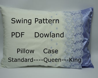 Sewing PDF Tutorial - Envelope Pillowcase-Instant Download - Formula for any pillow size including Standard, Queen and King sizes plus