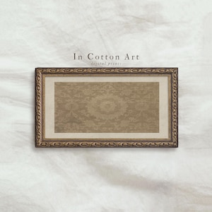 Panoramic Tapestry Art Print / Long Textile Wall Art PRINTABLE / Eclectic Neutral Wall Decor | P136
