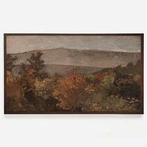 Autumnal Landscape Samsung TV Art / Vintage Fall Frame TV Art / Antique Oil Painting DIGITAL Download | TV55 image 3