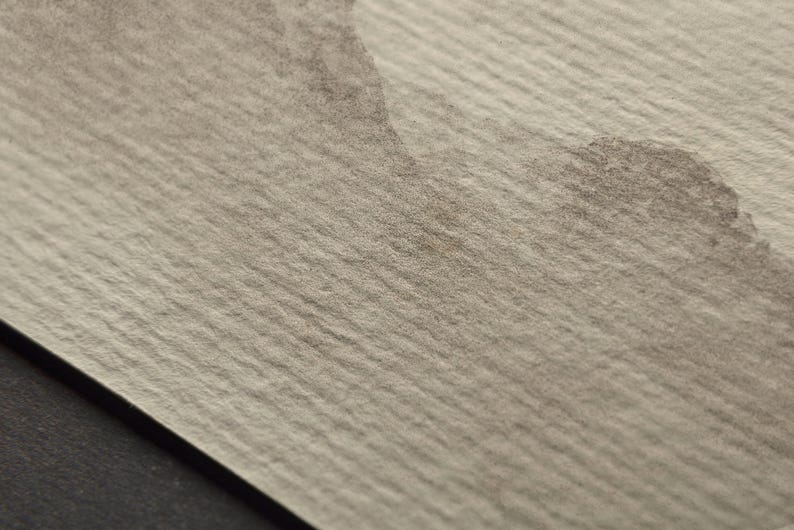 Minimalist Neutral Drawing PRINTABLE / Soft Beige Mountain Landscape Art Print / Vintage Rustic Sketch Print Digital Downloadable | D68 image 8