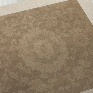 Antique Neutral Tapestry Print / Textile Pattern Wall Art / Modern Farmhouse Art PRINTABLE | P136 image 7