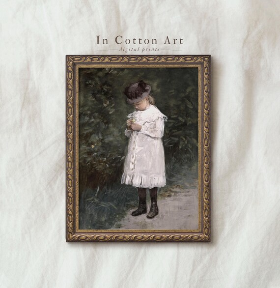 アンティークパステル画 少女の肖像画 【公式通販】