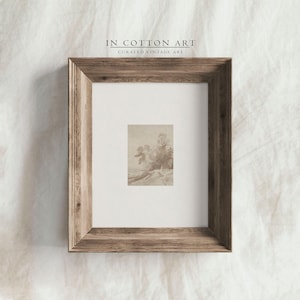 Vintage Sepia Landscape PRINTABLE / Minimalist Elegant Art Print / Neutral Abstract Watercolor Painting DIGITAL Downloadable | P42